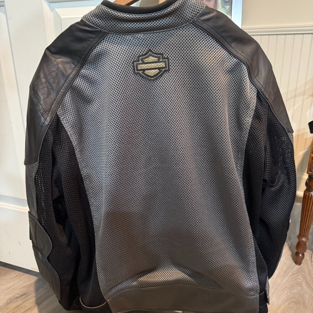 Authentic Harley Davidson Mesh Touring leather Jacket, XL, - Picture 2 of 9